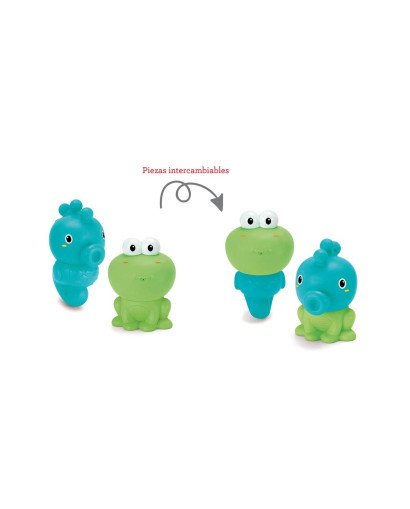 SET ANIMALES DE BAÑO SENSORY INFANTINO