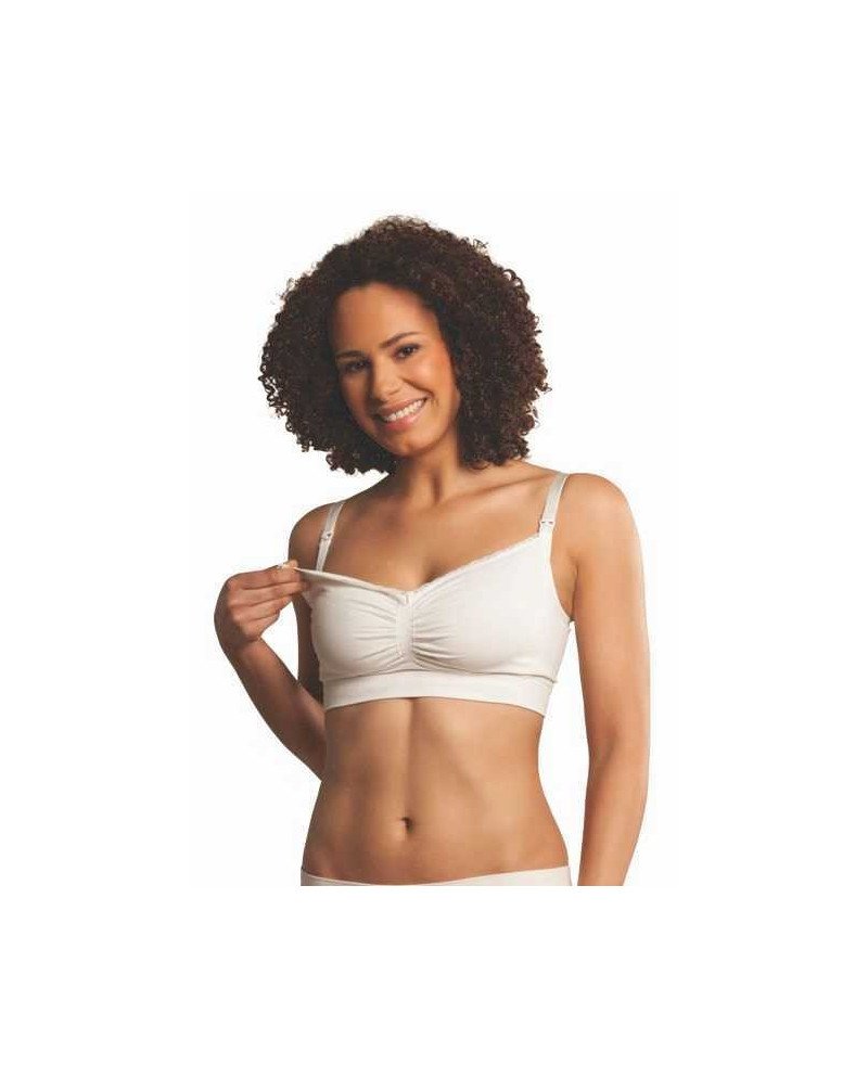 SUJETADOR SIN COSTURAS LACTANCIA ALGODÓN ORGÁNICO NATURAL CARRIWELL