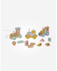 TREN CON PIEZAS ENCAJABLES MADERA SARO