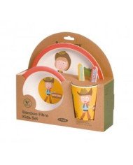 VAJILLA BAMBU 5 PIEZAS WALKING MUM