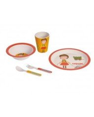 VAJILLA BAMBU 5 PIEZAS WALKING MUM