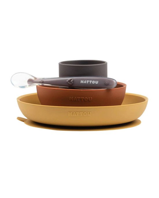 DINNER SET SILICONA NATTOU