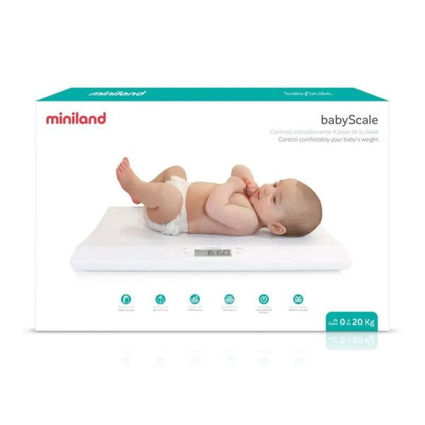 BASCULA PARA BEBES BABYSCALE MINILAND