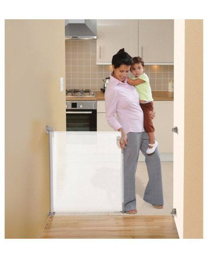 BARRERA PUERTA RETRACTIL HASTA 140CM