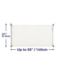 BARRERA PUERTA RETRACTIL HASTA 140CM