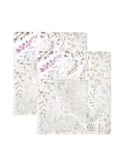 SET 2 GASITAS MUSELINA BAMBÚ 60X60 BIMBI