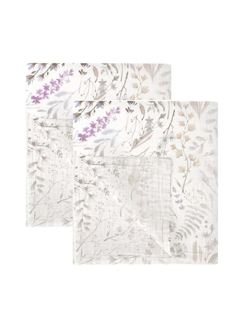 SET 2 GASITAS MUSELINA BAMBÚ 60X60 BIMBI