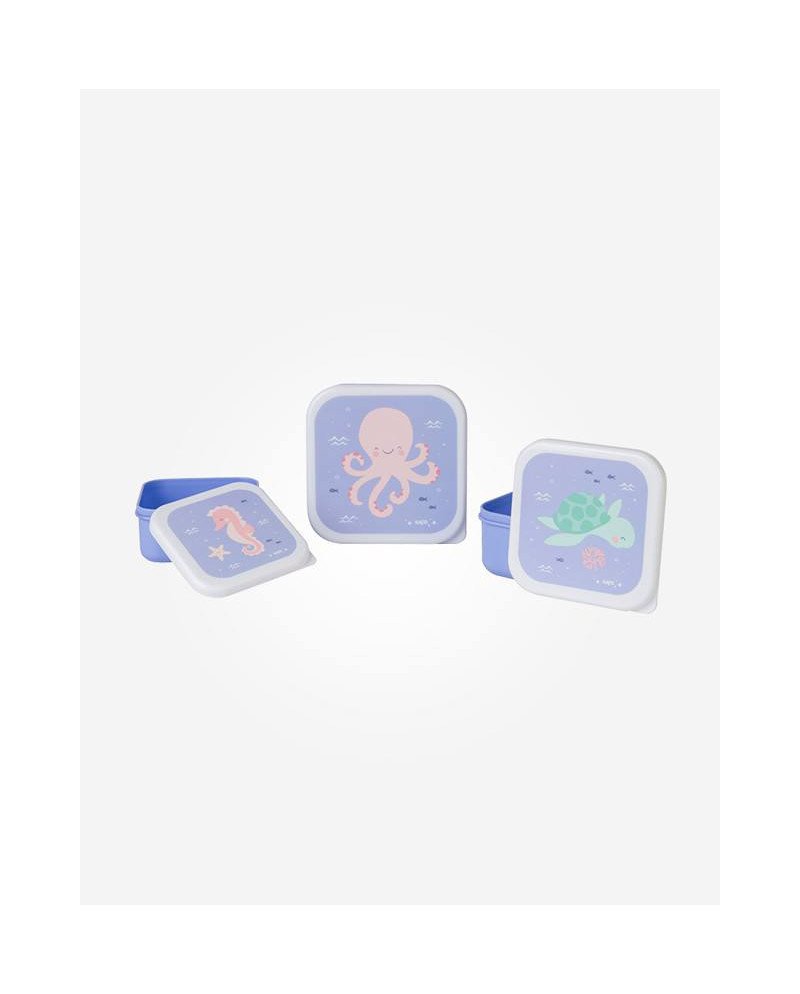 SET 3 CAJITAS ALMUERZO SARO