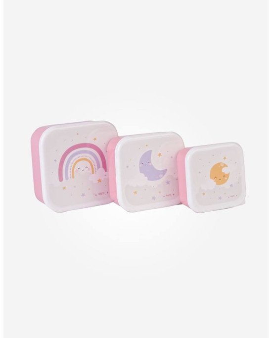 SET 3 CAJITAS ALMUERZO SARO