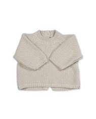 SET TRICOT JERSEY + RANITA + BODY BAMBULA BEIGE 0-1M/56 CM