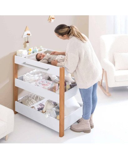 MUEBLE CAMBIADOR CON ESTANTES DADA ALONDRA