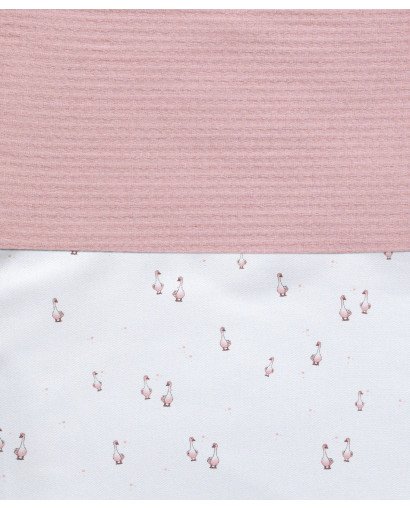 KIT BASE INTERIOR CAPAZO VOLANTE Y MUSELINA D`PEQUES