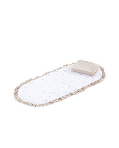 KIT BASE INTERIOR CAPAZO VOLANTE Y MUSELINA D`PEQUES