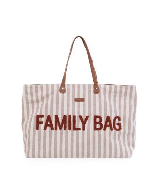 BOLSO MOMMY BAG RAYAS BEIGE CHILD HOME