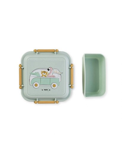 CAJA DE ALMUERZO CUADRADA CLICK SARO