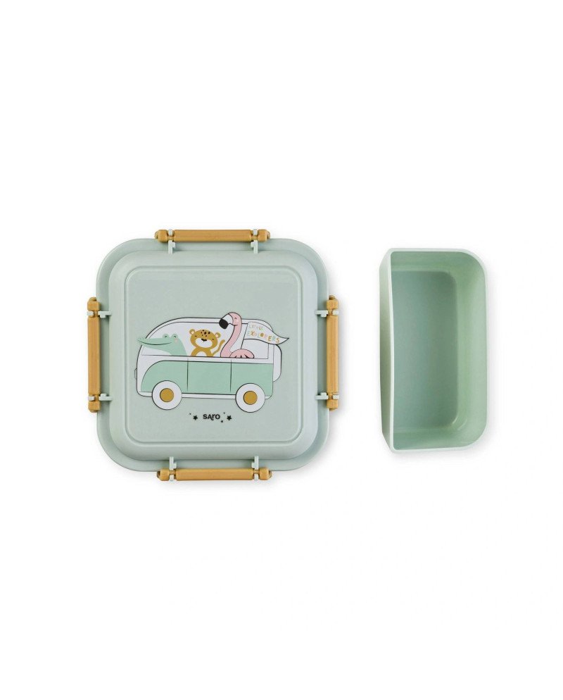 CAJA DE ALMUERZO CUADRADA CLICK SARO
