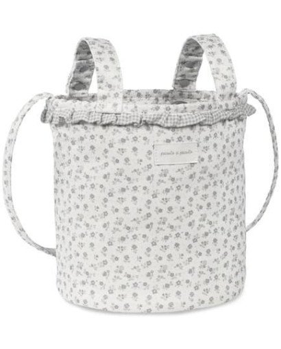 BOLSA LITTLE BLOOM FLOWERS GREY PASITO A PASITO