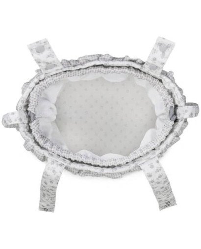 BOLSA LITTLE BLOOM FLOWERS GREY PASITO A PASITO