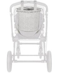 BOLSA LITTLE BLOOM FLOWERS GREY PASITO A PASITO