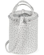 BOLSA LITTLE BLOOM FLOWERS GREY PASITO A PASITO