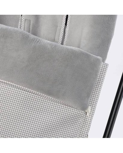 SACO DE SILLA INVIERNO LITTLE BLOOM VICHY GREY TOG 3,5 PASITO A PASITO
