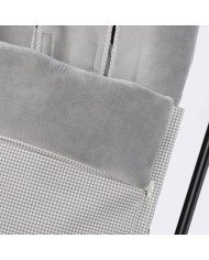 SACO DE SILLA INVIERNO LITTLE BLOOM VICHY GREY TOG 3,5 PASITO A PASITO