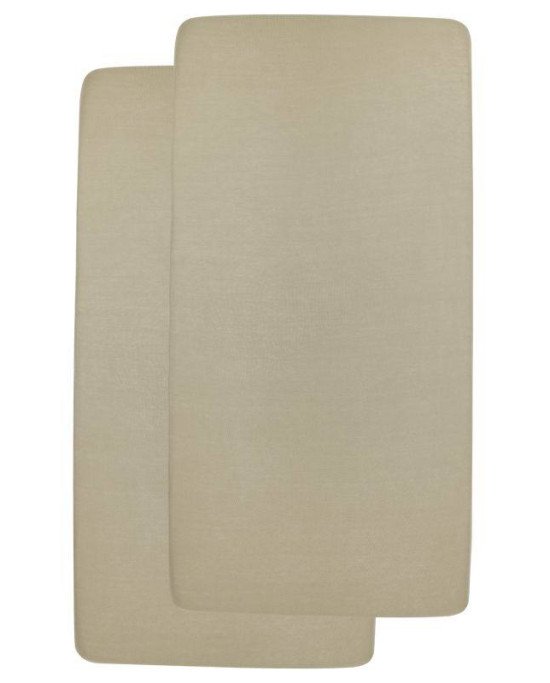 PACK 2 SABANAS AJUSTABLES DE CUNA 60 PUNTO MEYCO