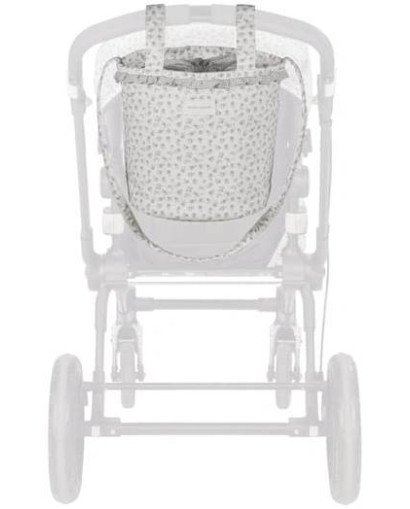 BOLSA LITTLE BLOOM FLOWERS GREY PASITO A PASITO