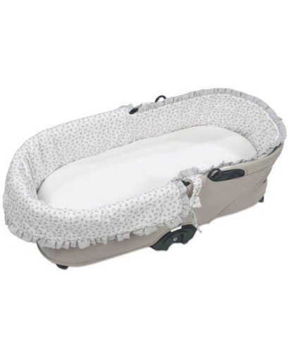 CUBRE CUCO DUAL + SÁBANA BAJERA AJUSTABLE LITTLE BLOOM