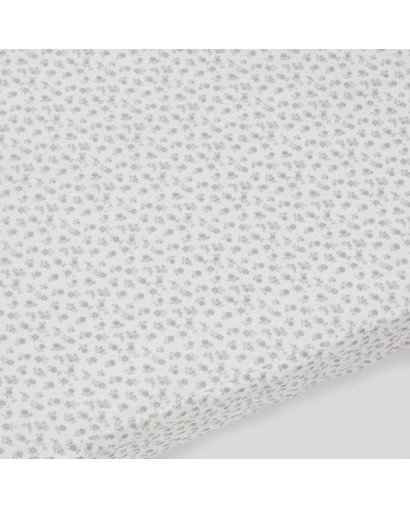 SABANA BAJERA CUNA 120X60 LITTLE BLOOM PASITO A PASITO