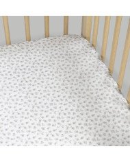 SABANA BAJERA CUNA 120X60 LITTLE BLOOM PASITO A PASITO