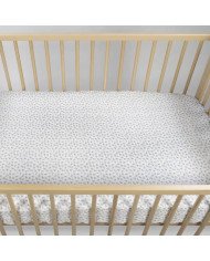 SABANA BAJERA CUNA 120X60 LITTLE BLOOM PASITO A PASITO