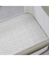 SABANA BAJERA CUNA 90X50 LITTLE BLOOM PASITO A PASITO
