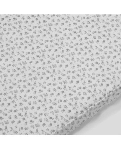 SABANA BAJERA CUNA 90X50 LITTLE BLOOM PASITO A PASITO