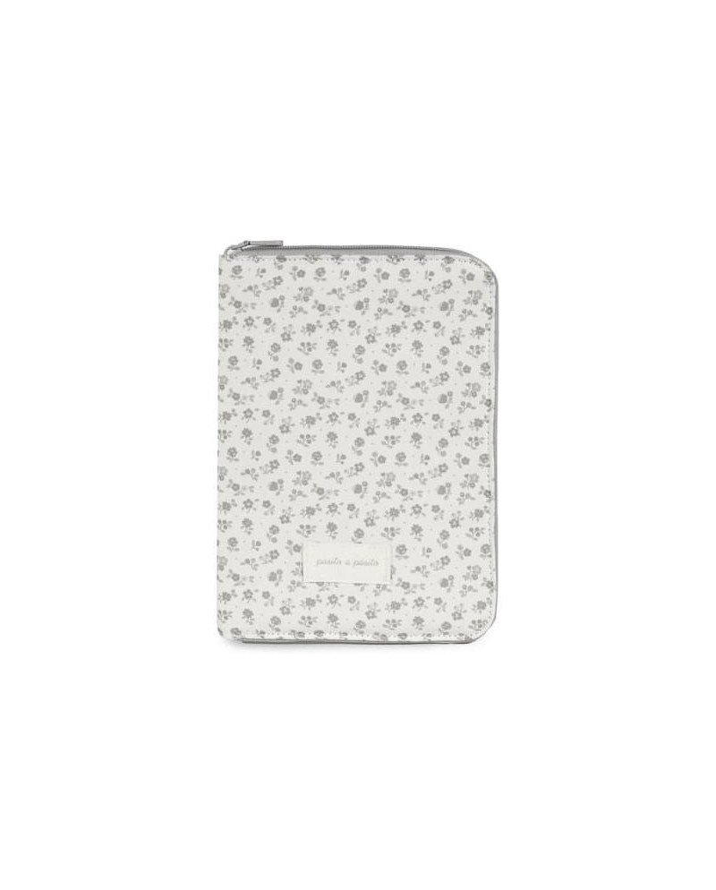 PORTADOCUMENTOS LITTLE BOOM FLOR GRIS