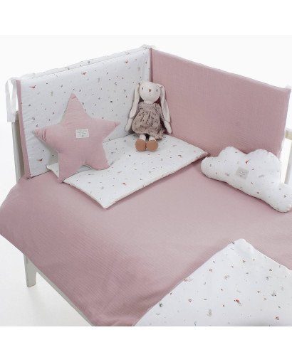 JUEGO PROTECTOR Y FUNDA NORDICA MINICUNA 50X90 UZTURRE