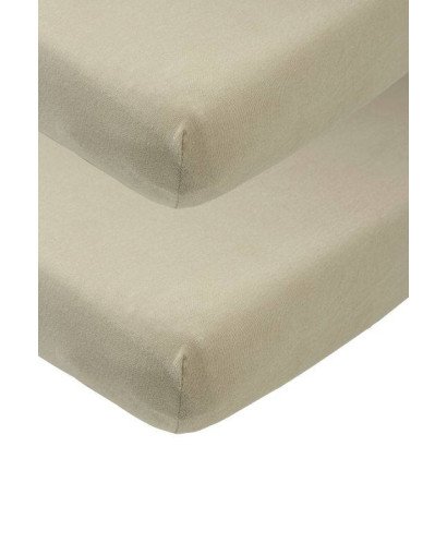 PACK 2 SABANAS AJUSTABLES DE CUNA 60 PUNTO MEYCO