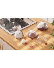 SACALECHES DOBLE PORTATIL M6 GRANATE