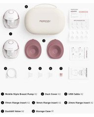 SACALECHES DOBLE PORTATIL M6 GRANATE