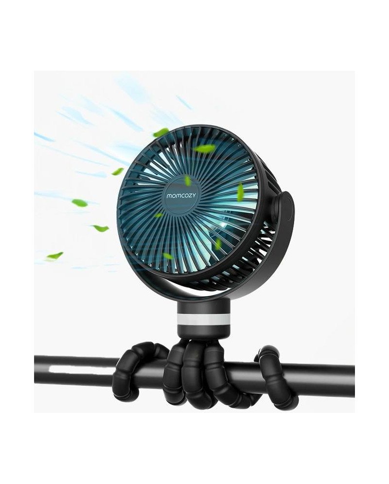 VENTILADOR PORTATIL USB-VIAJE NEGRO