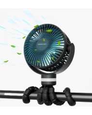 VENTILADOR PORTATIL USB-VIAJE NEGRO