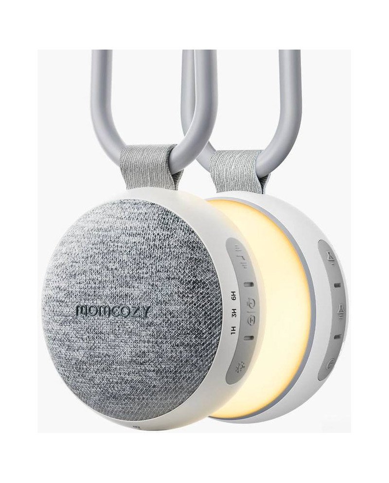 MAQUINA SONIDO PORTATIL+LUZ NOCHE BLANCO