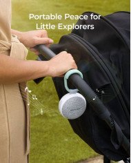 MAQUINA SONIDO PORTATIL+LUZ NOCHE BLANCO