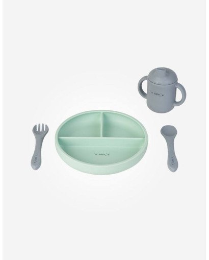 VAJILLA  4 PIEZAS SILICONA SARO