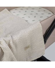 SABANA AJUSTABLE CUCO + MUSELINA WALKING MUM