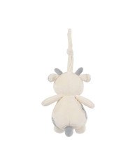 PELUCHE MUSICAL VACA LITTLE BLOOM GRIS