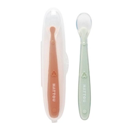 SET 2 CUCHARAS SILICON NATTOU