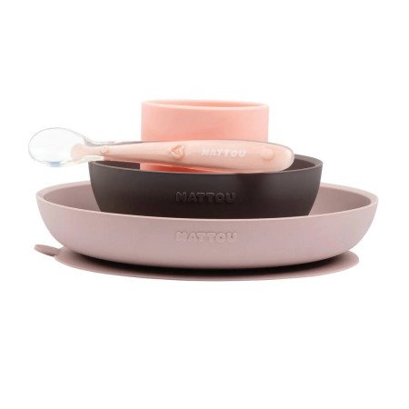 DINNER SET SILICONA NATTOU