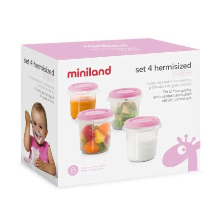 SET 4 HERMISIZED 250 ML MINILAND
