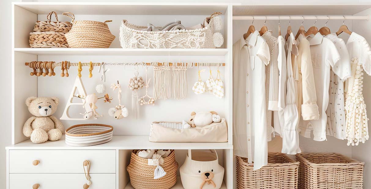 Tips para la organización y almacenamiento de artículos de bebé en casa